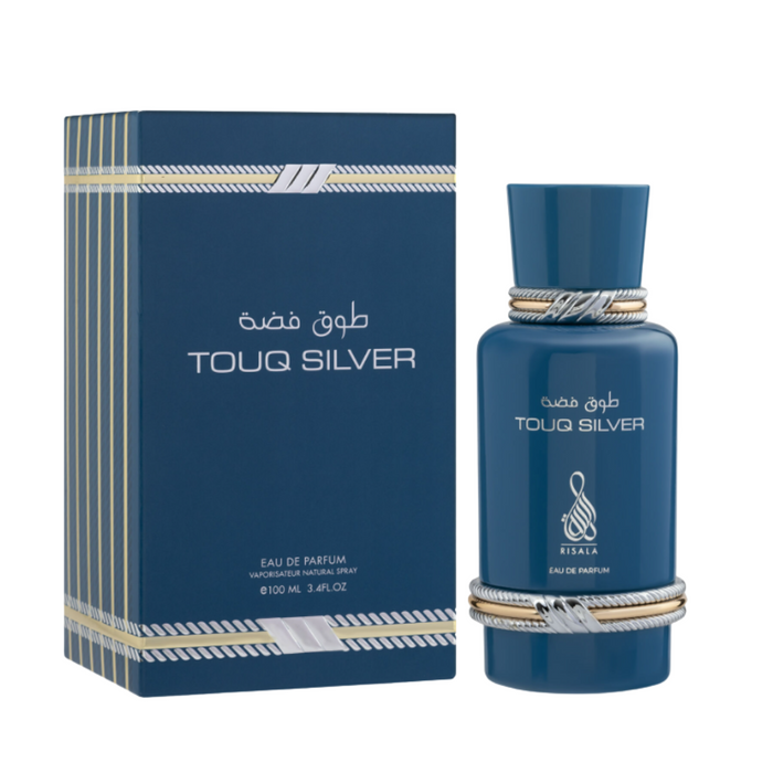 Risala Touq Silver Edp 100 Ml Unisex (Versace Éclat De Rose) Risala