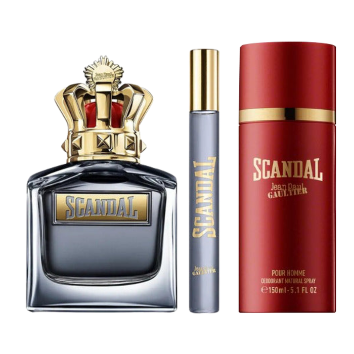 Jean Paul Gaultier Scandal Pour Homme EDT 100 ml + Deo 150 ml + Mini 10 ml Jean Paul Gaultier