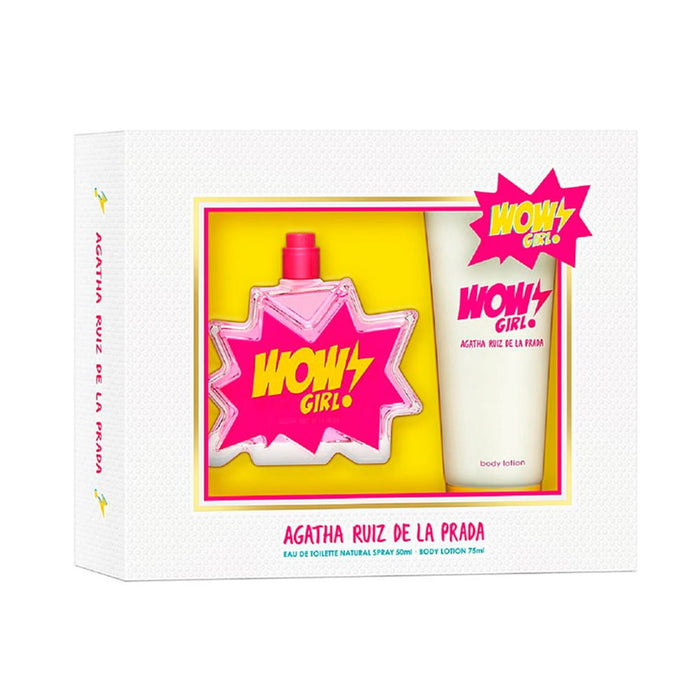 Set Wow Girl Edt 50 Ml + Body Lotion 75 Ml Agatha Ruiz de la Prada