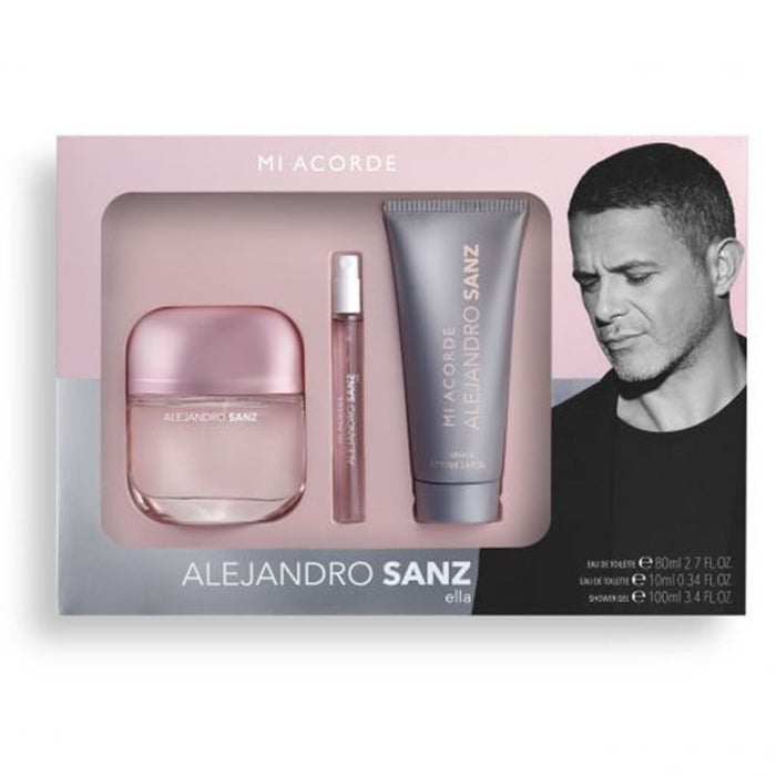 Alejando Sanz Mi Acorde Ella Edt 80 Ml Sg 100 Ml Edt 10 Ml Alejandro Sanz