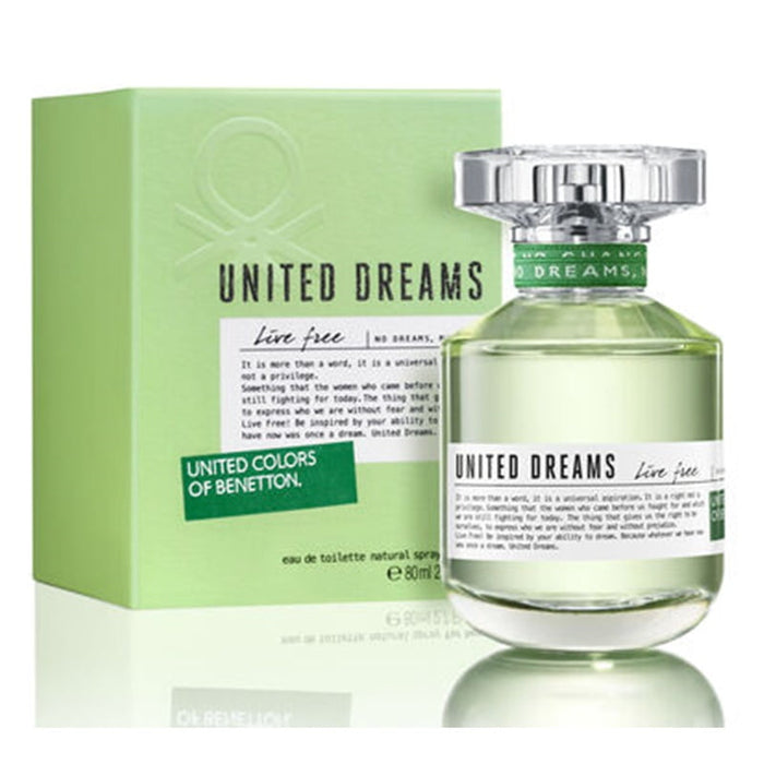 Benetton United Dreams Live Free EDT 80 ml Mujer Benetton