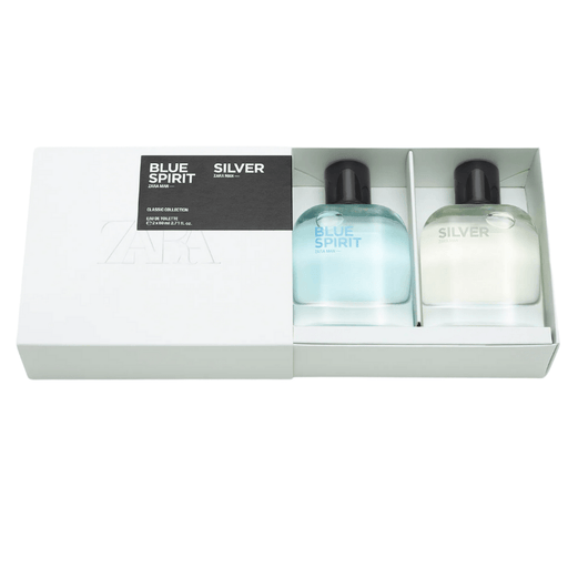 Zara Man Silver 80Ml + Man Blue Spirit EDT 80Ml Hombre Zara