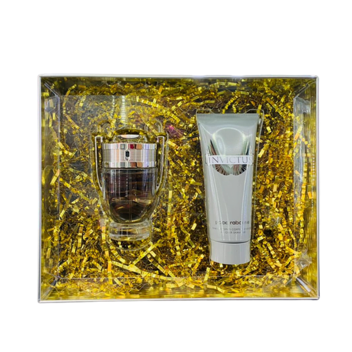 Set Paco Rabanne Invictus Edt 50Ml + Shampoo 100Ml Hombre Paco Rabanne