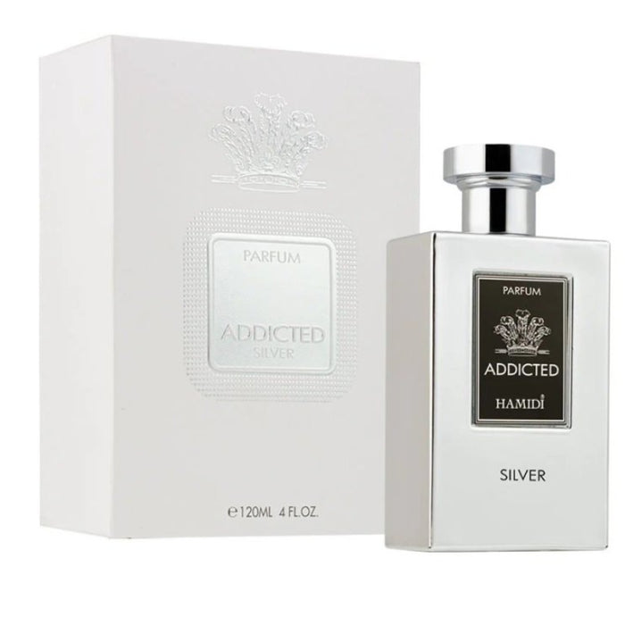 Hamidi Addicted Silver Men Parfum 120Ml Hamidi