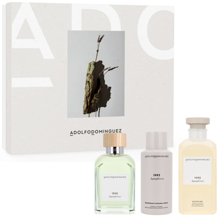 Adolfo Dominguez 1993 Agua Fresca Edt 200Ml + Gel 400Ml + Deo 150Ml Adolfo Dominguez