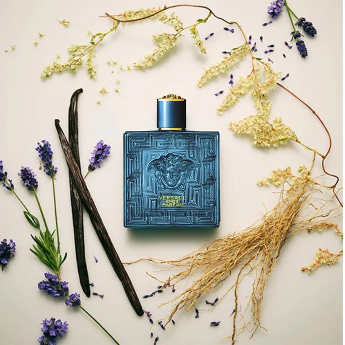 Versace SET Eros Parfum Pour Homme 100 ml + Mini 5 ml + Gel De Ducha 150 ml
