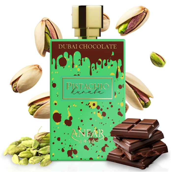 Anfar Pistachio Kunafa Dubai Chocolate Edp 80Ml Unisex Anfar