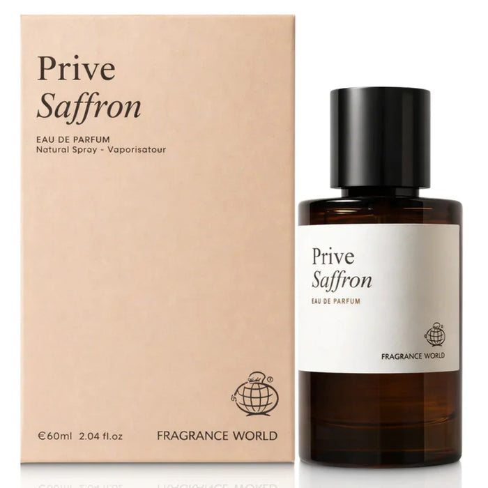 Fragrance World Prive Saffron EDP 60 ML Unisex Fragrance World
