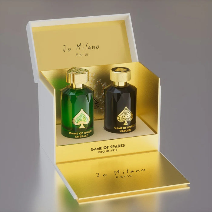 Set Jo Milano Game Of Spades Exclusive Ii Wilcard 100 Ml + Emerald 90 Ml Hombre Jo Milano Paris