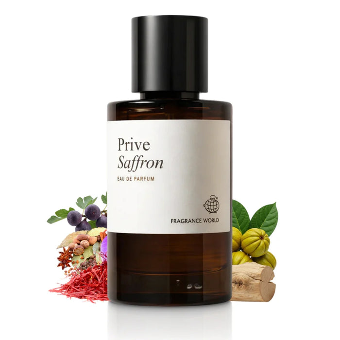 Fragrance World Prive Saffron EDP 60 ML Unisex Fragrance World