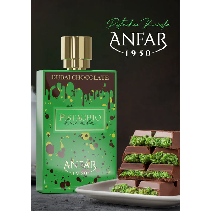 Anfar Pistachio Kunafa Dubai Chocolate Edp 80Ml Unisex Anfar