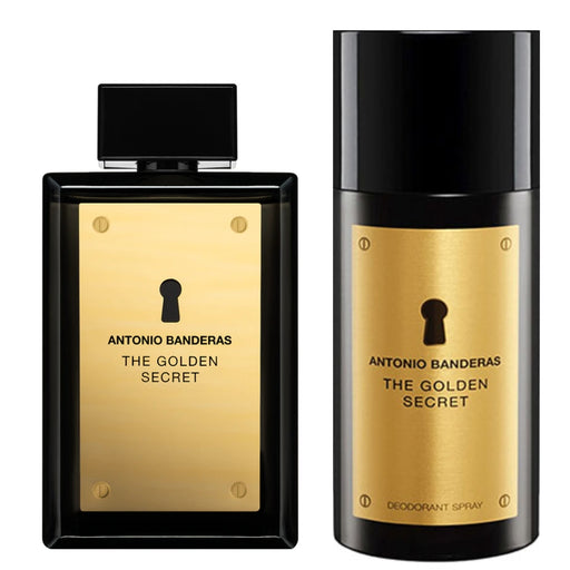 Set Antonio Banderas The Golden Secret Edt 100Ml + Desodorante 150Ml Hombre Antonio Banderas