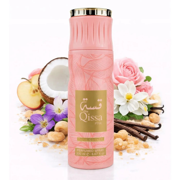 Set Paris Corner Qissa Pink EDP 100 ml + Spray 200 ML Paris Corner