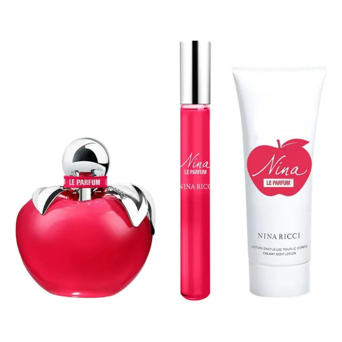 Set Nina Ricci Nina Le Parfum 80ml + 10ml + Body Lotion 75ml HD23 Nina Ricci