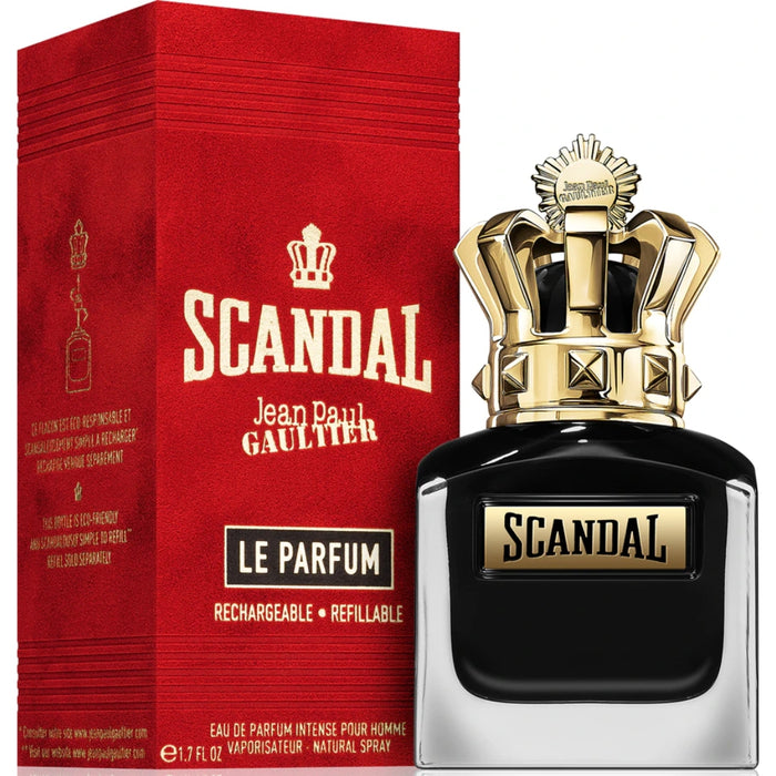 Jean Paul Gaultier Scandal Le parfum intense EDP pour homme 50 ML Recargable Jean Paul Gaultier