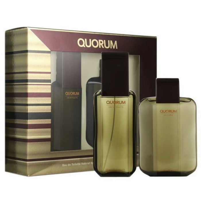 Set Puig Quorum Edt 100Ml + After Shave 100Ml Hombre