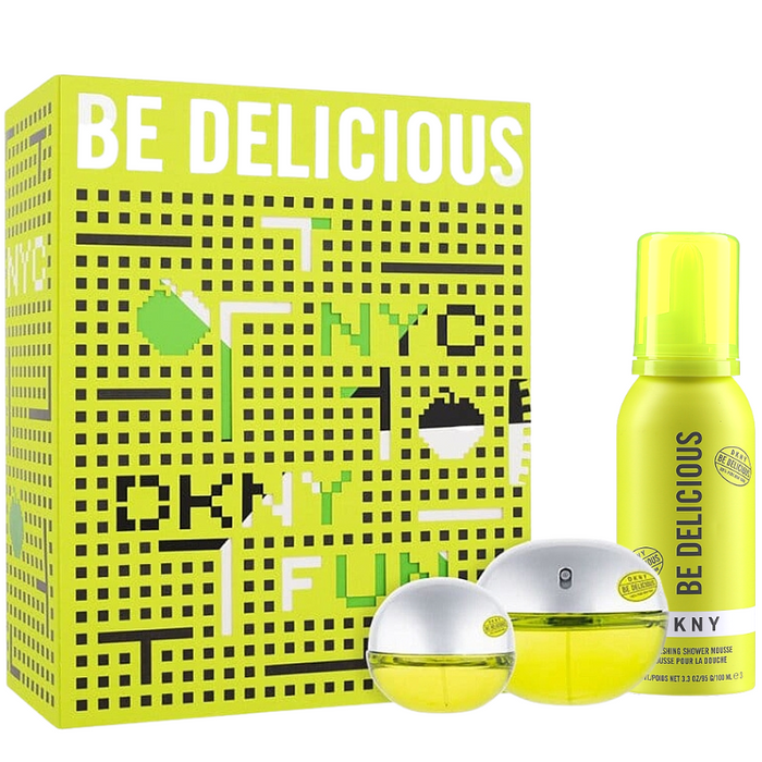 Set DKNY Be delicious EDP 100 ML + 7 ML + Espuma de ducha 150 ML DKNY,Donna Karan