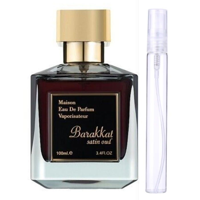 Decant Fragrance World Barakkat Satin Oud Edp Unisex