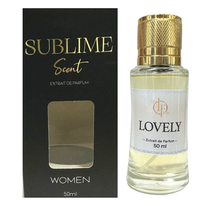 Perfume Sublime Lovely 50 ML Extracto Mujer Inzpira,Sublime