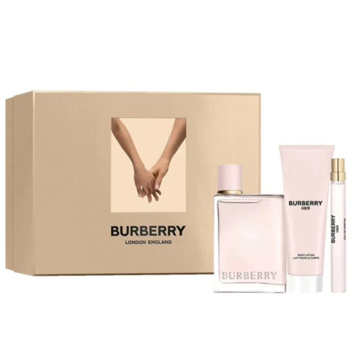 Burberry Her Edp 100Ml+Locion 75Ml+Mini 10Ml Set