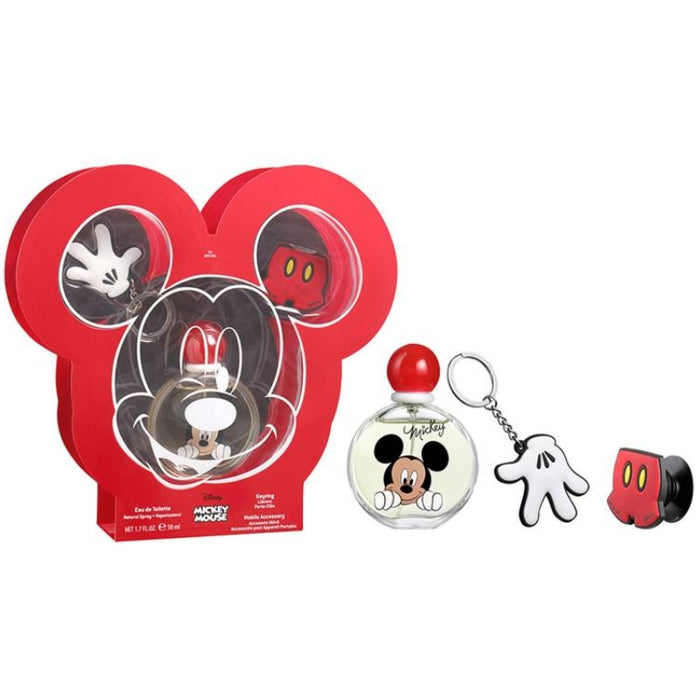 Av Mickey Mouse Mickey Set Edt 50 Ml + Llavero + Acc. Celular Ref 8750