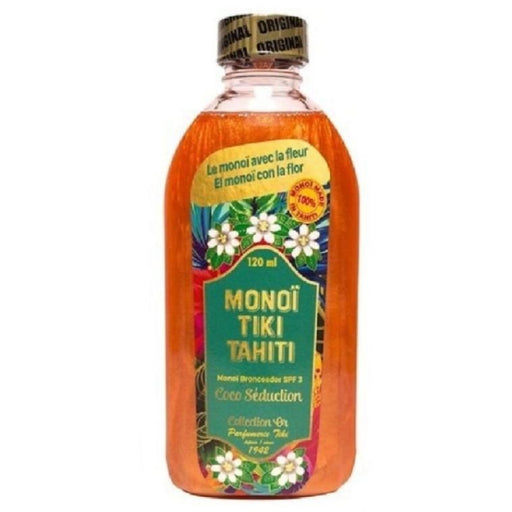 Monoi Tiki Tahiti Coco Seduction Bronceador Spf 3 120Ml Yauras Perfumería