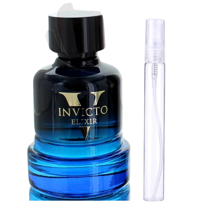 Decant Fragrance world Invicto Victorious Elixir EDP Hombre 10 ML