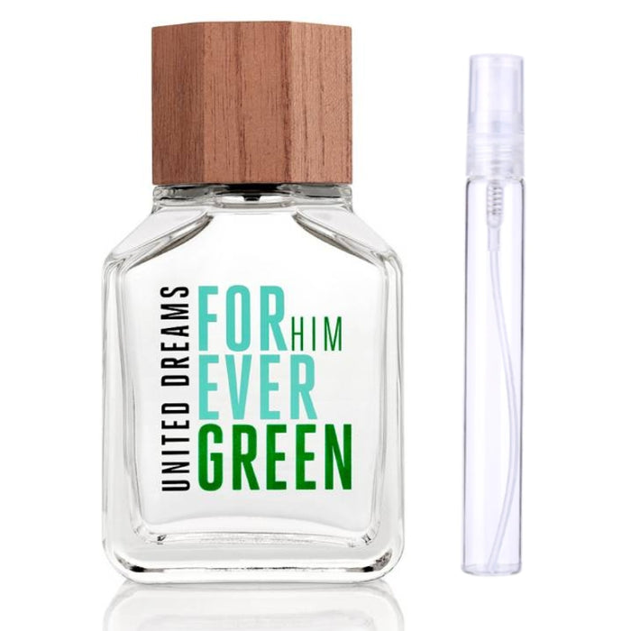 Decant Benetton United Dreams Forever Green for Him Edt 10 ML