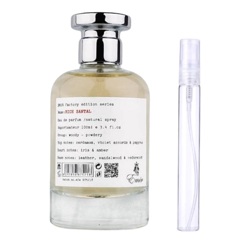 Decant Paris Corner Rich Santal Edp Unisex (Lelabo Santal 33) 10 ML Paris Corner