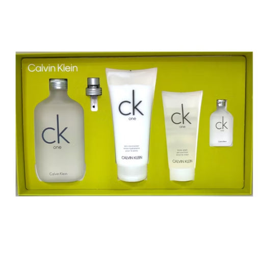 Ck One Estuche EDT 200 ml+Locion 200 ml+Gel 100 ml+EDT 15 ml Calvin Klein