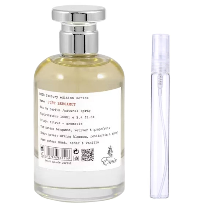 Decant Paris Corner Emir Just Bergamot EDP Paris Corner 10 ml