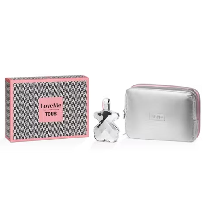 Tous Loveme The Silver Bw Letters Parfum Set 90 Ml + Neceser Tous