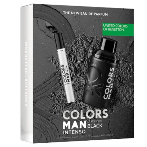 Set ColorS Man Black Intenso EDP 100 + 10 ML Benetton