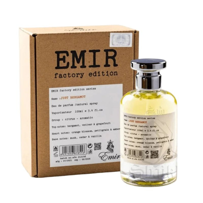 Paris Corner Emir Just Bergamot Edp 100 Ml Unisex Paris Corner