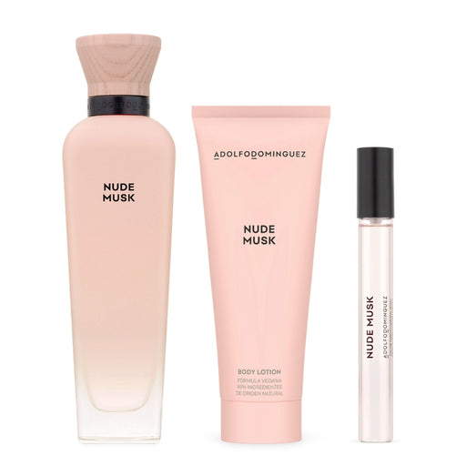 Adolfo Dominguez Nude Musk Edp 120 Ml + 10 Ml + Bl75 Ml Adolfo Dominguez