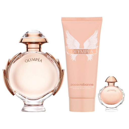 Set Paco Rabanne Olympéa Edp Mujer 80 Ml + Loción Corporal 100 Ml + Edp 6 Ml Miniatura Paco Rabanne