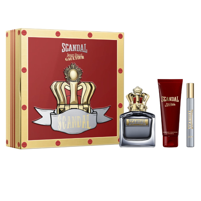 Set Jean Paul Gaultier Scandal Edt 100Ml + 10Ml + Gel Douche 75Ml Hombre