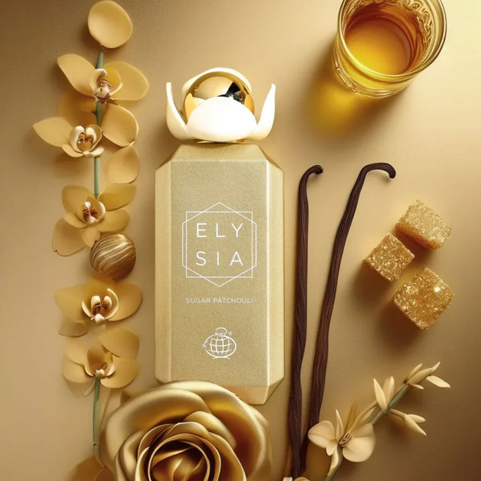 Fragrance World Elysia Sugar Patchouli Edp 100ML Mujer (Kayali Vanilla Royale Sugared Patchouli) Fragrance World
