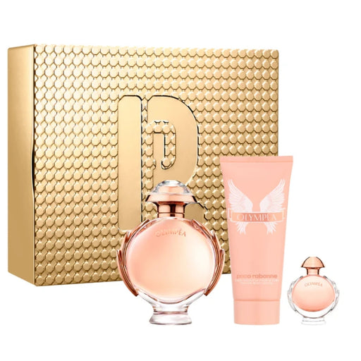 Set Paco Rabanne Olympéa Edp Mujer 80 Ml + Loción Corporal 100 Ml + Edp 6 Ml Miniatura Paco Rabanne