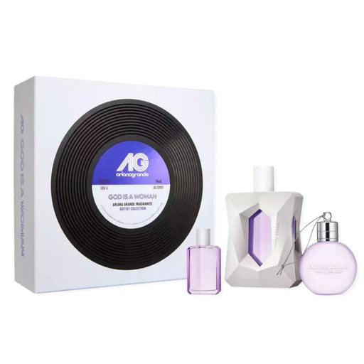 Set Ariana Grande God Is A Woman Edp 100Ml + Edp 7.5Ml + Shower Gel 75Ml Ariana Grande