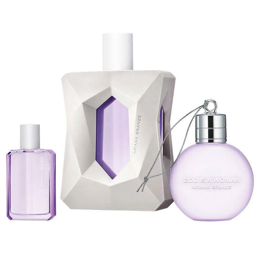 Set Ariana Grande God Is A Woman Edp 100Ml + Edp 7.5Ml + Shower Gel 75Ml Ariana Grande