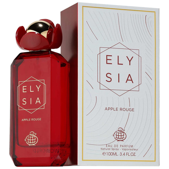 Fragrance World Elysia Apple Rouge Edp 100ML Mujer (Kayali Eden Juicy Apple) Fragrance World