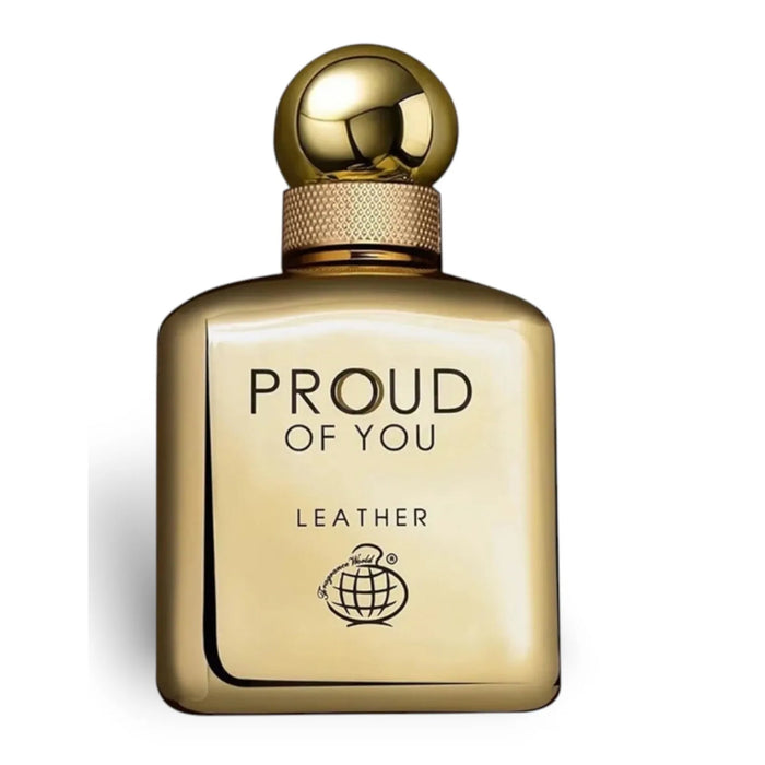 Fragrance World Proud Of You Leather Edp 100ML Hombre (Emporio Armani Stronger With You Leather) Fragrance World