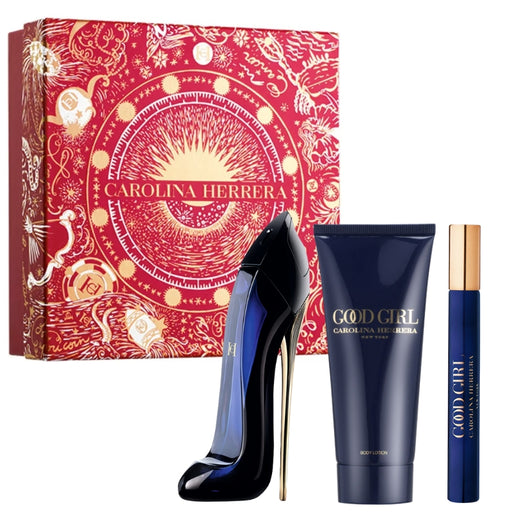 Set Good Girl EDP 80 ml + Mini 10 ml + Body Lotion 100 ml De Carolina Herrera 2025 Carolina Herrera
