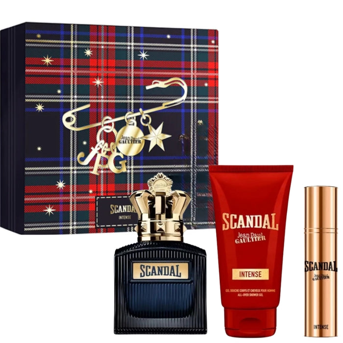 Set Jean Paul Gaultier Scandal Pour Homme Intense EDP 100 ml + 10 ml + Gel de Ducha 75 ml Jean Paul Gaultier