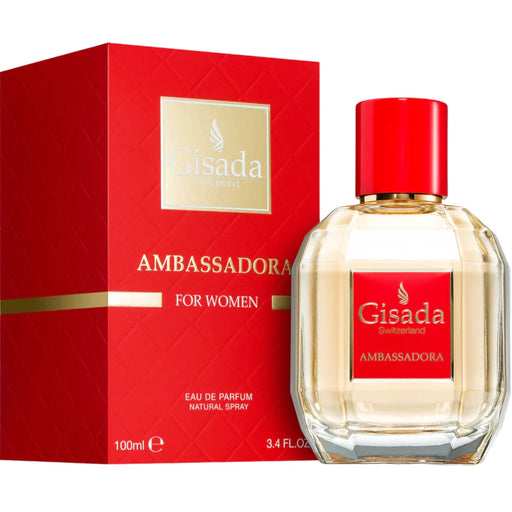 Gisada Switzerland Ambassadora Red for Women EDP 100 ML Gisada Switzerland