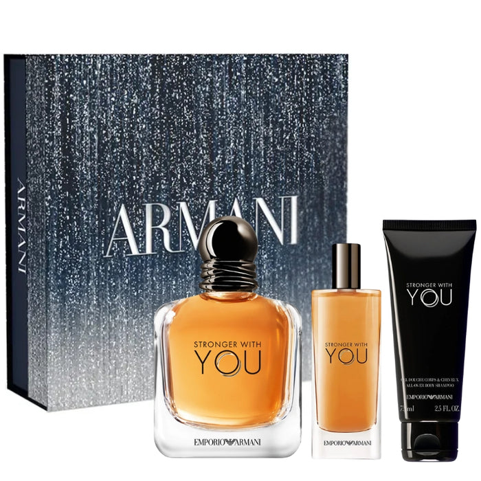 Emporio Armani Stronger With You Men Edt 100Ml+15Ml+Sg75ml Giorgio Armani