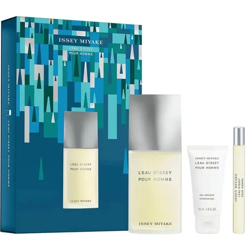 Set Issey Miyake L’Eau D’Issey Edt 125ml Hombre + 10ml + 50ml Gel Issey Miyake