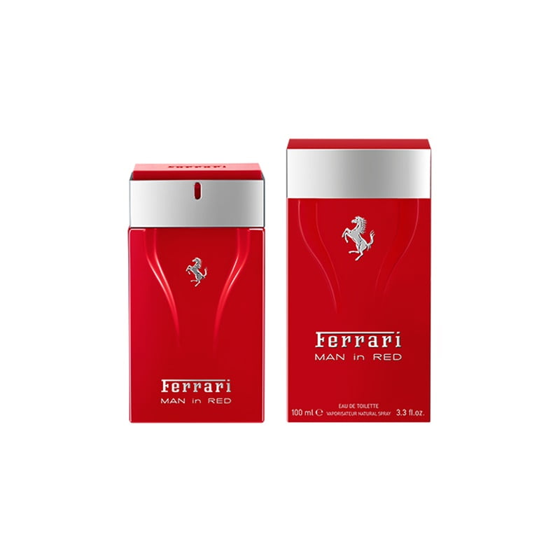 【新品/希少】Ferrari Man in Red 100ml 香水 Ferrari Cavallino Man In Red Edt 100Ml Hombre - Yauras Perfumería