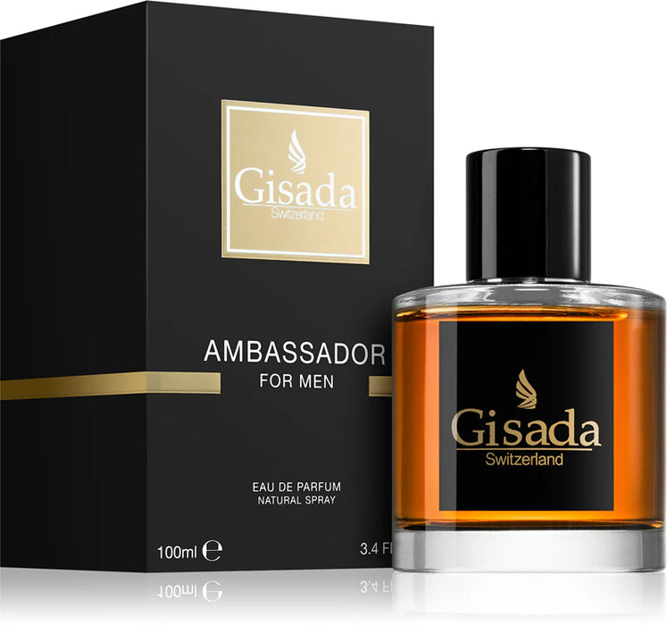 Gisada Switzerland Ambassador Black for Men EDP 100 ML Gisada Switzerland